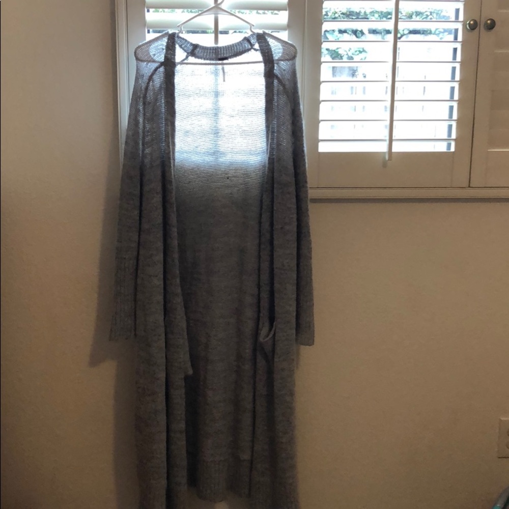 Free people long oversized cardigan